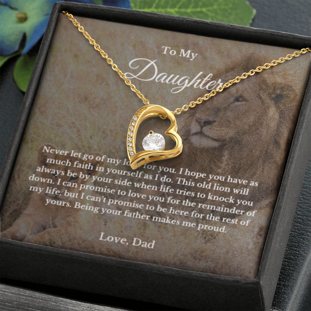 To My Daughter Necklace, Father Daughter Necklace, Father to Daughter Birthday Gift, Gifts to Daughter from Dad